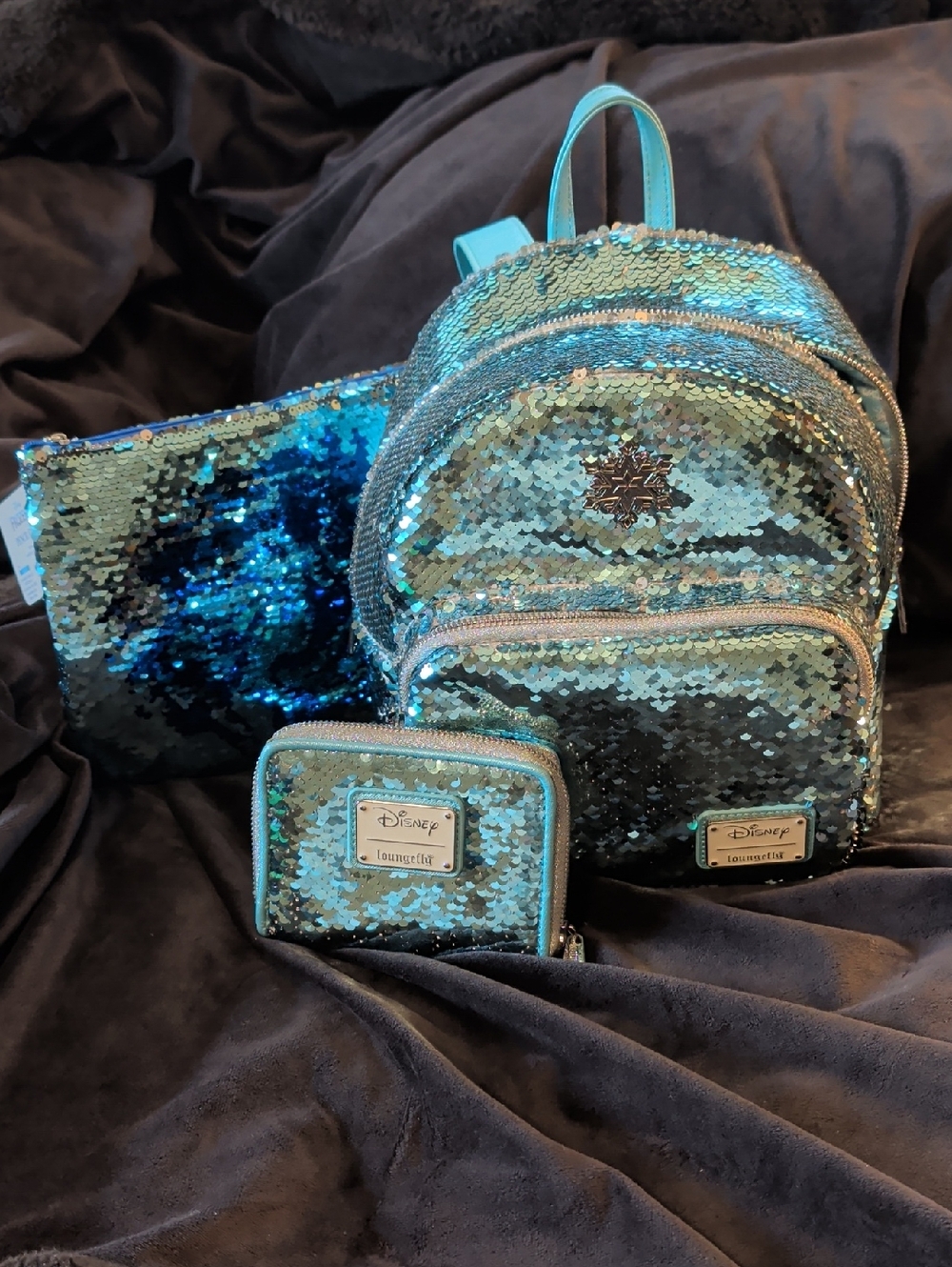 Loungefly Frozen Elsa Sequin Backpack Lot